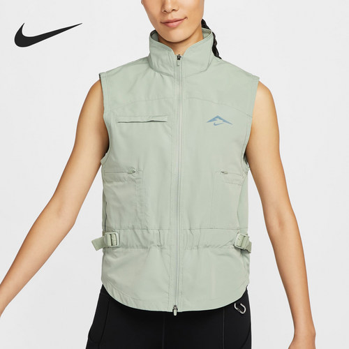 Nike/耐克正品2024新款女士立领跑步运动梭织马甲FV6399-370