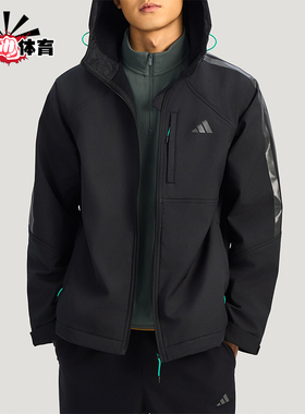 Adidas/阿迪达斯正品2025男士多口袋抓绒保暖户外运动外套KR2496