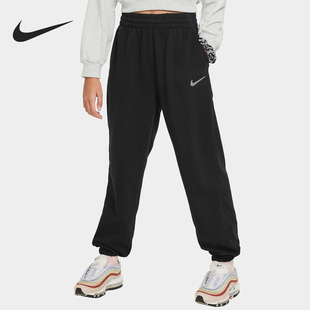 Nike/耐克正品春季新款大童针织宽松束脚运动长裤FN8649-010