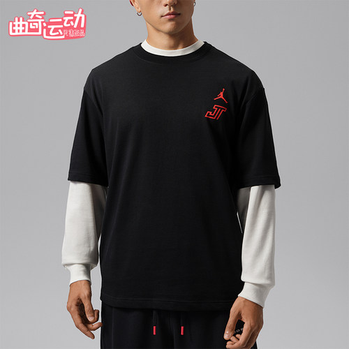 Nike/耐克正品Jordan男士休闲舒适透气套头短袖T恤JU3326-010