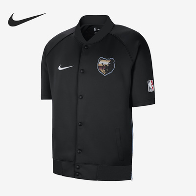 Nike/耐克正品孟菲斯灰熊队男子运动休闲短袖衬衫DN8408-010