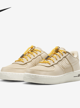 Nike/耐克正品AIR FORCE 1 GS女子大童耐磨板鞋DV1622-100