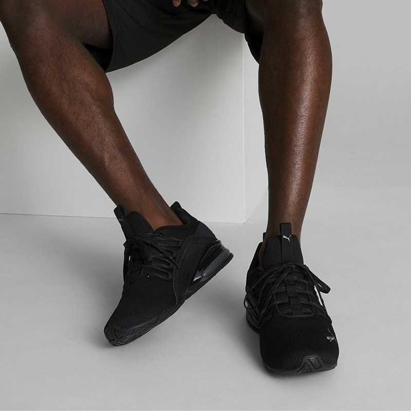 Puma/彪马正品AXELION男士运动缓震耐磨轻便透气低帮跑步鞋
