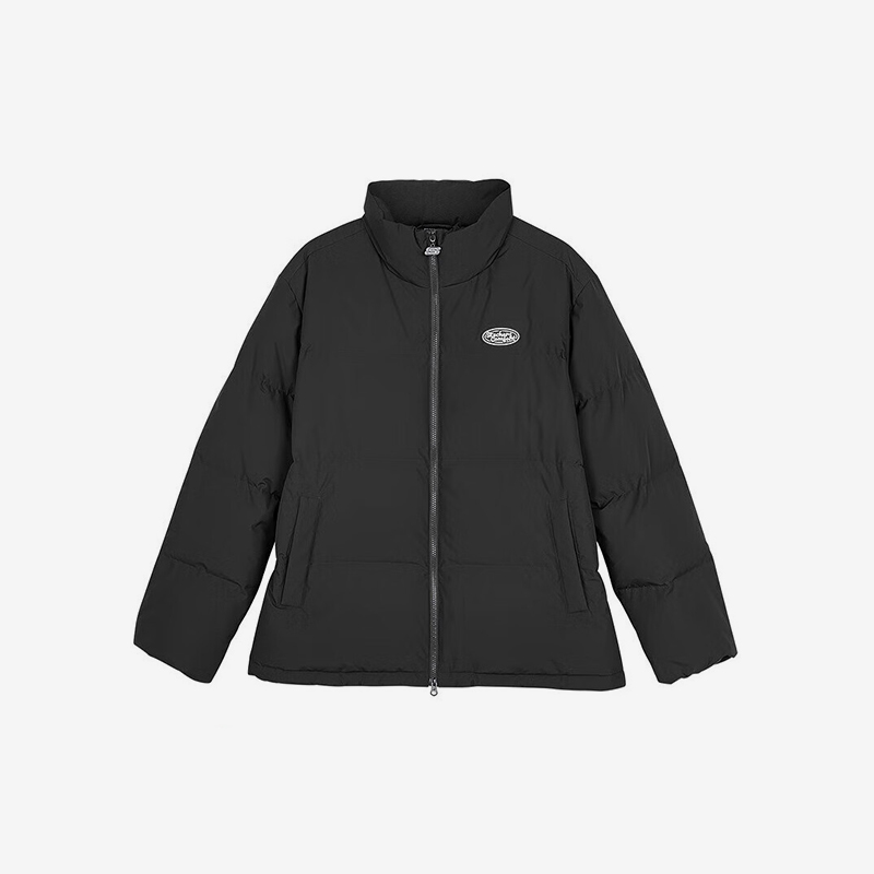 Skechers/斯凯奇正品冬季新款男女梭织立领保暖短款羽绒服