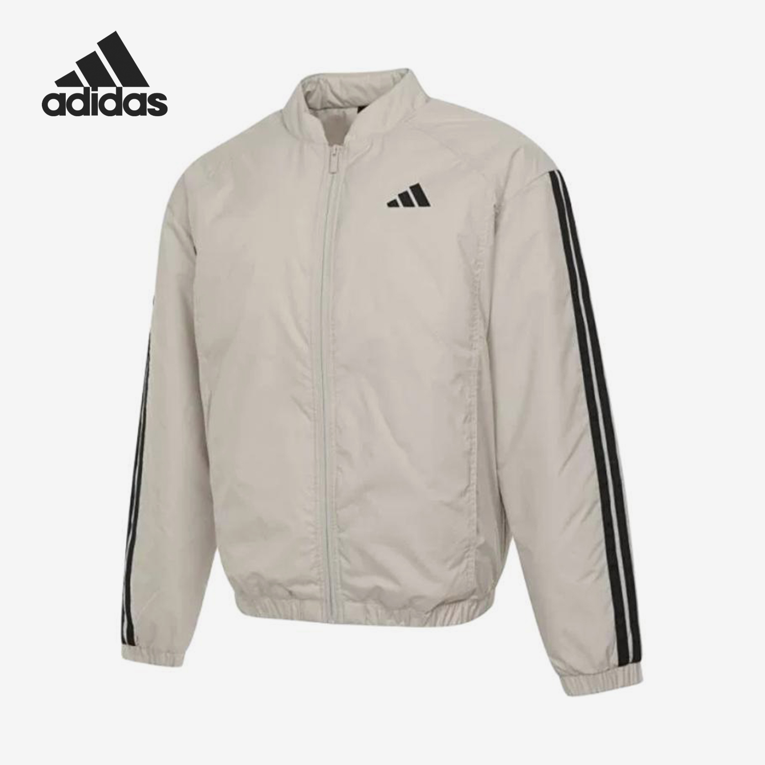 Adidas/阿迪达斯正品ESS 3S INS B J男士运动立领拉链棉服JD1293