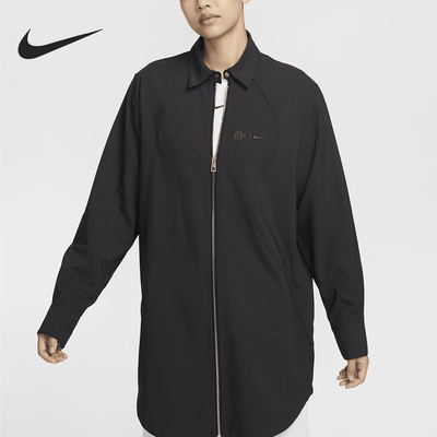 Nike/耐克正品Naomi Osaka女士保暖休闲长款外套FV7805-010