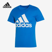 新款 Adidas 夏季 正品 男子运动训练圆领透气T恤GJ2722 阿迪达斯