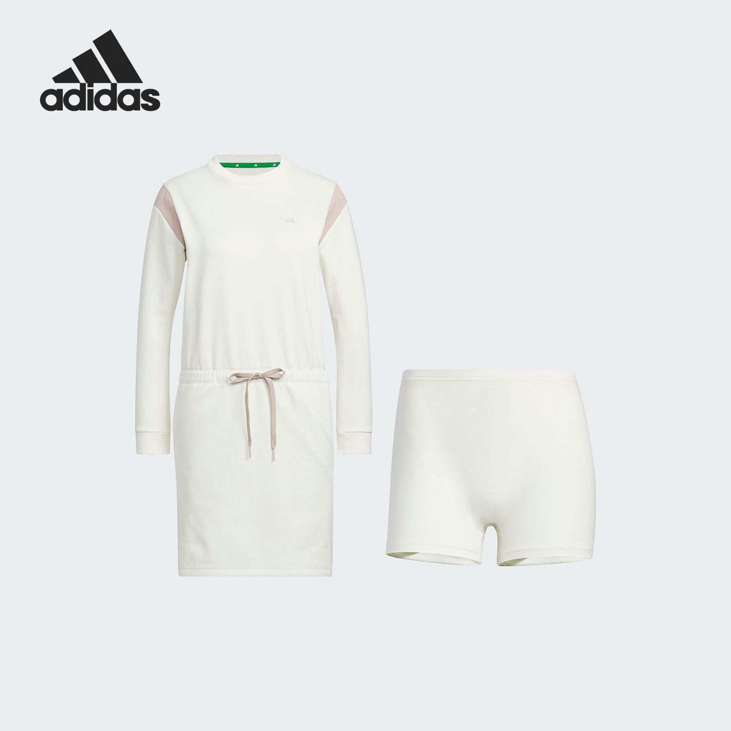 Adidas/阿迪达斯正品运动女士高尔夫可拆卸短裤连衣裙HY0859,运动服/休闲服装,运动连衣裙,淘宝优惠券,粉丝福利购,淘宝优惠卷