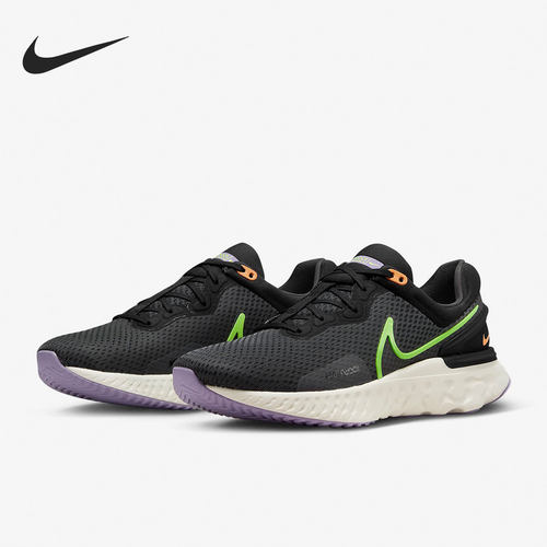 Nike/耐克正品REACT MILER 3男子轻便透气跑步鞋DD0490-005