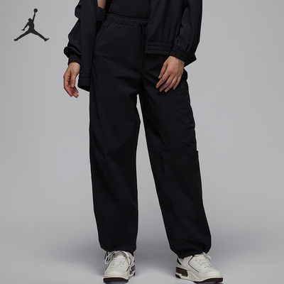 Nike/耐克正品JORDAN女士梭织宽松运动休闲长裤HQ8893-010