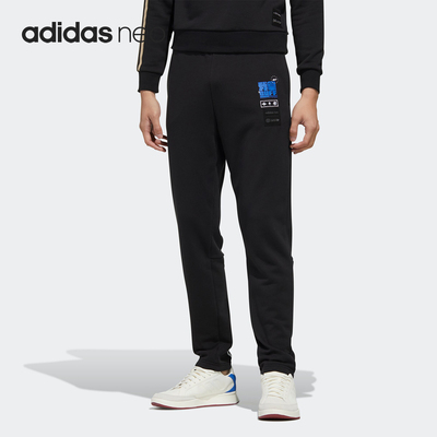 Adidas/阿迪达斯正品冬季新品男子王者荣耀联名款休闲长裤 GD2189