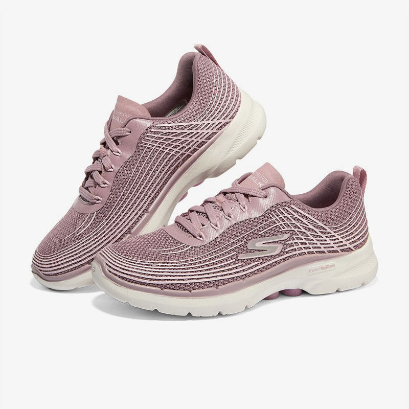 Skechers/斯凯奇正品春季新款GO WALK 6女子运动透气休闲鞋,运动鞋new,运动休闲鞋,淘宝优惠券,粉丝福利购,淘宝优惠卷
