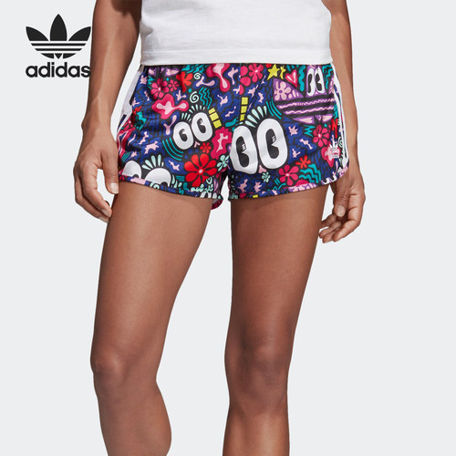 Adidas/阿迪达斯正品 STRIPES SHORT 三叶草女子休闲短裤 DV2673