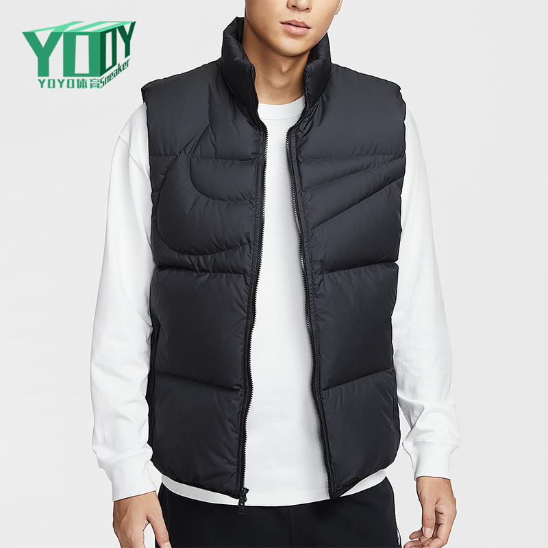 Nike/耐克正品Sportswear男士休闲保暖立领羽绒马甲IH2369-010