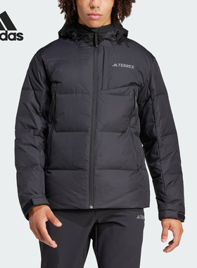 Adidas/阿迪达斯正品XPL GOOSE JKT男士连帽保暖羽绒服IX5621