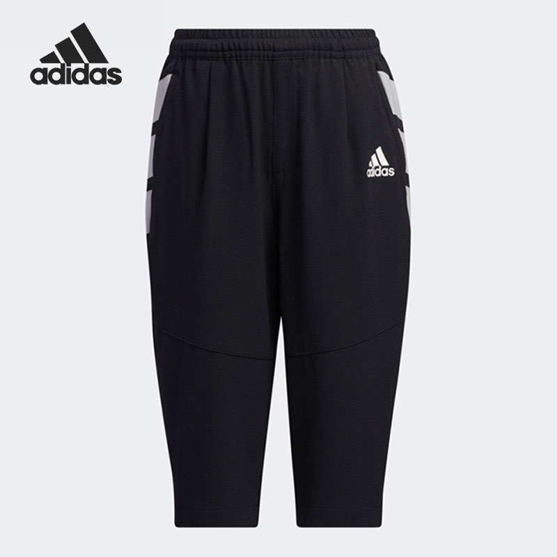 Adidas/阿迪达斯正品当季新款小童休闲运动七分裤HE0029