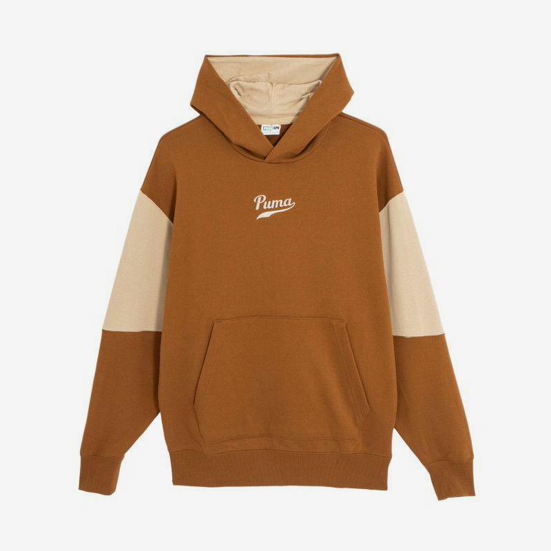 彪马男士连帽拼接宽松保暖卫衣