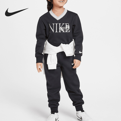 Nike/耐克正品Heritage Redux婴童印花V领针织套装II3714-045
