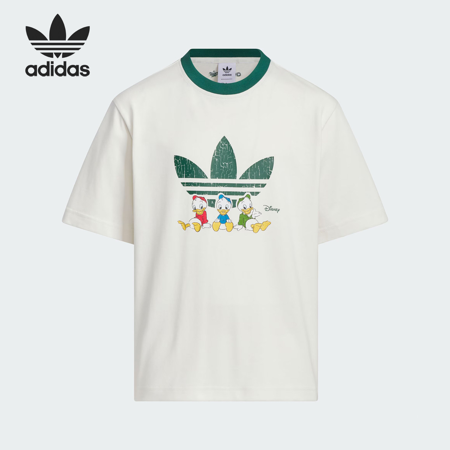 Adidas/阿迪达斯正品三叶草DISNEY联名大童运动短袖JM9670