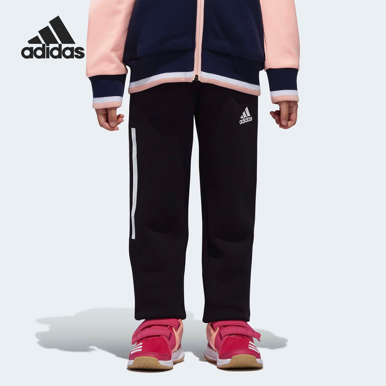 Adidas/阿迪达斯正品童装当季新款 休闲运动裤针织裤长裤 DT2347