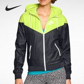 耐克 正品 WINDRUNNER女子连帽时尚 Nike 夹克外套545909 018