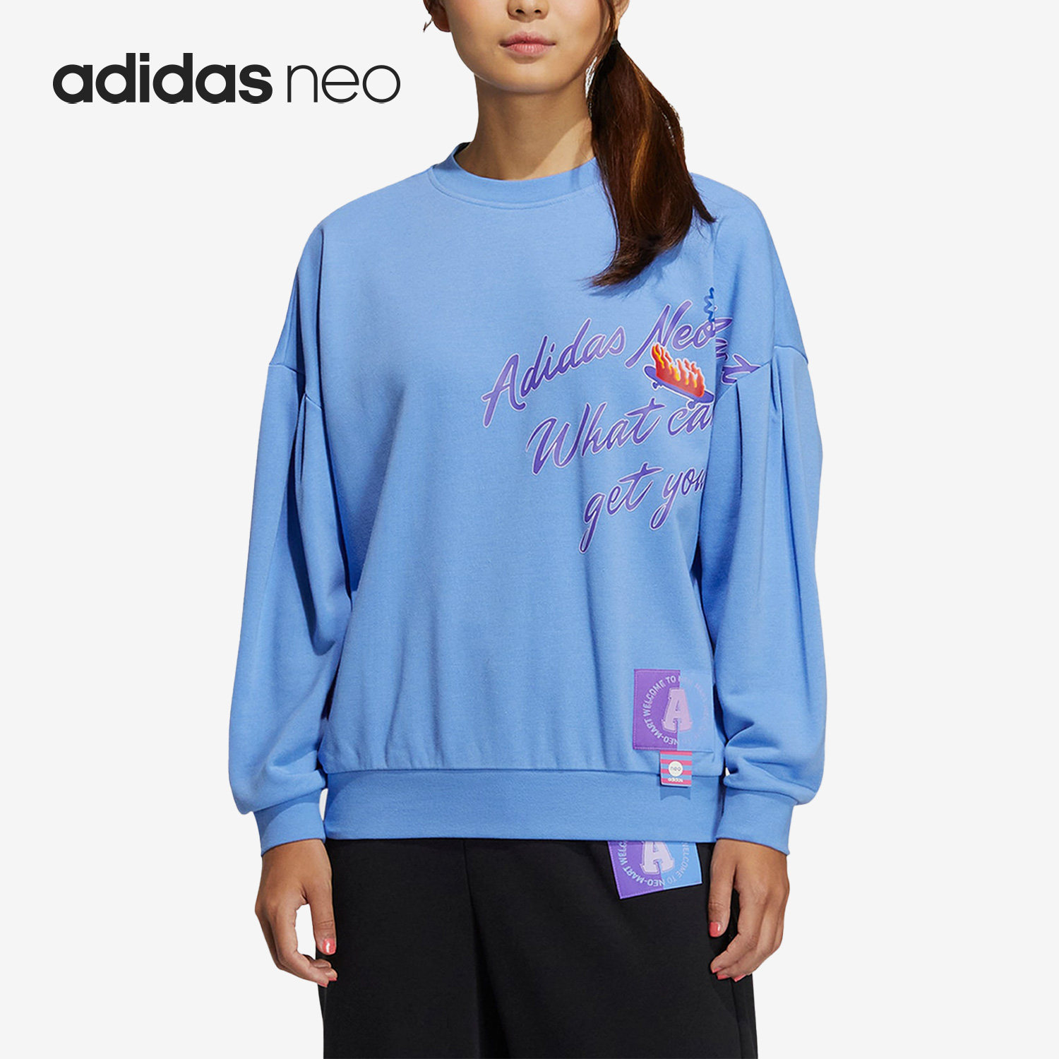 Adidas/阿迪达斯女子圆领卫衣