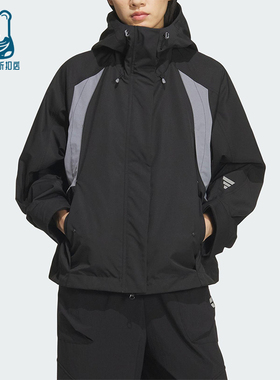 Adidas/阿迪达斯正品FUTURE STYLE女士连帽保暖梭织外套KS0065