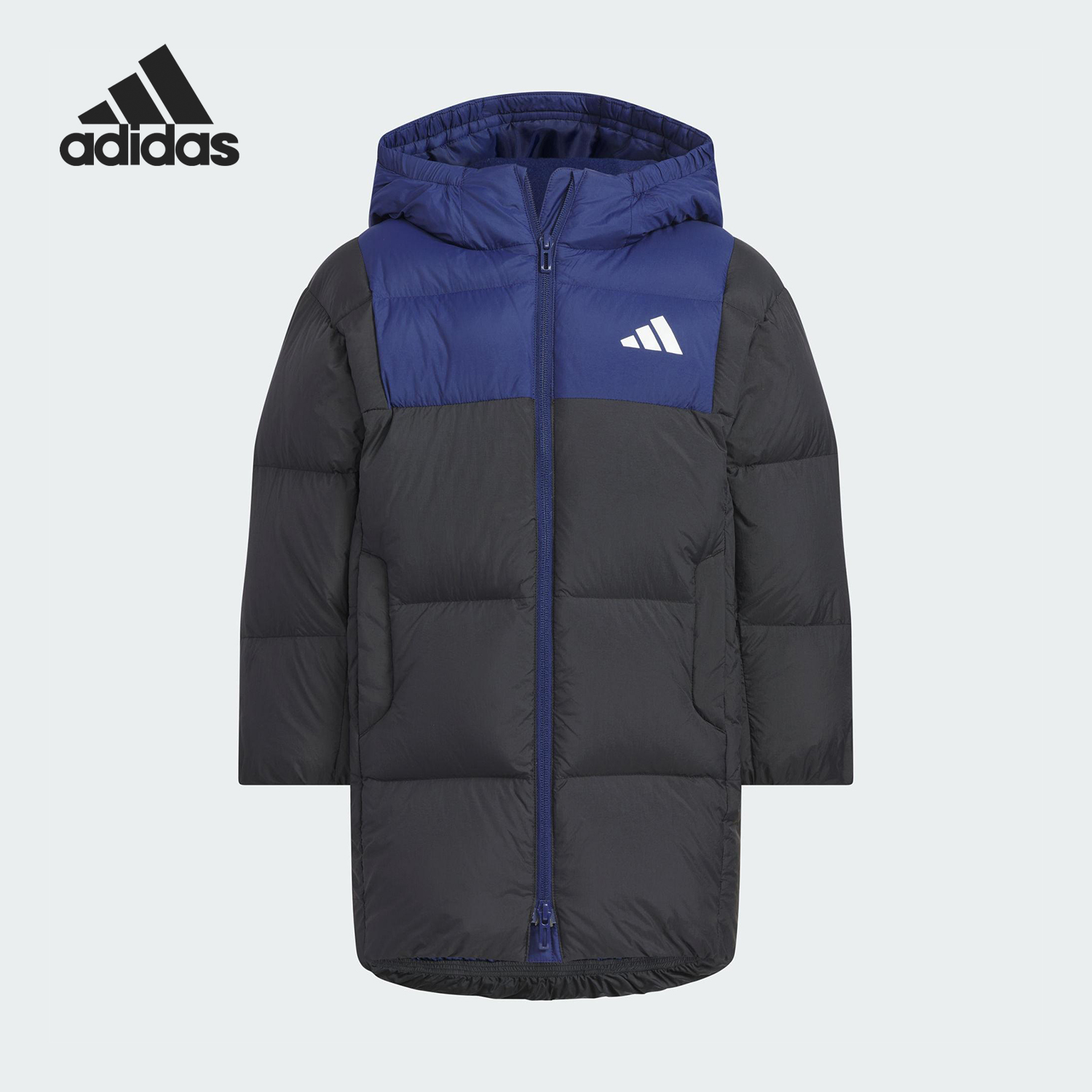 Adidas/阿迪达斯正品LK L DOWN JKT儿童拼接保暖羽绒服KB5124