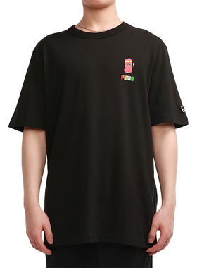 PUMA/彪马正品新款男子秋冬季短袖圆领印花运动T恤 531335-51