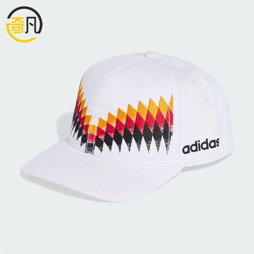 Adidas/阿迪达斯正品德国队男女足球运动经典遮阳棒球帽KE6694