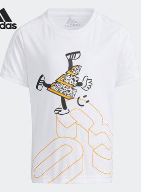 Adidas/阿迪达斯正品 季新款儿童运动训练短袖T恤H40273