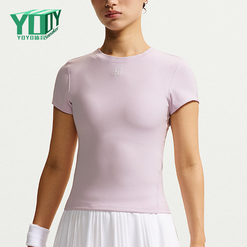 Nike/耐克正品Court Advantage女士修身网球短袖HQ2995-583