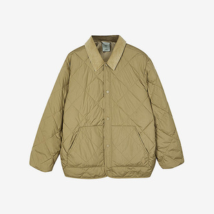 Skechers/斯凯奇正品新款男子短款简约复古防风保暖运动棉衣