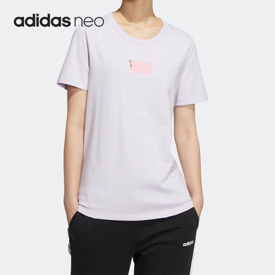 阿迪达斯正品女子运动短袖