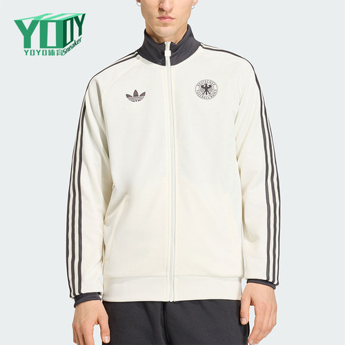 Adidas/阿迪达斯正品三叶草男士运动复古足球休闲夹克外套KG5096
