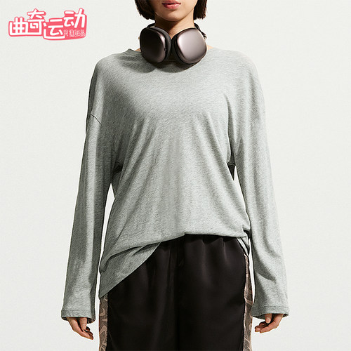 Nike/耐克正品Sportswear女士宽松圆领休闲长袖T恤IV4999-063