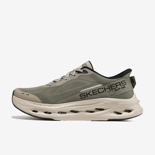 Skechers斯凯奇正品GO Run Max男款一脚蹬跑步鞋220421-TPBK