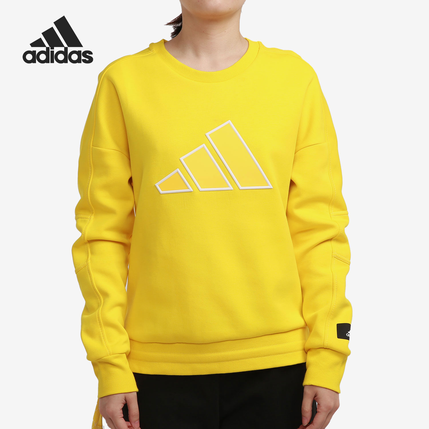 Adidas/阿迪达斯正品当季新款女子休闲运动训练卫衣 GP0717