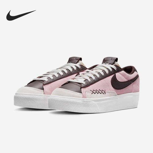 Nike/耐克正品Blazer Plaorm女士低帮厚底板鞋DM9471-600