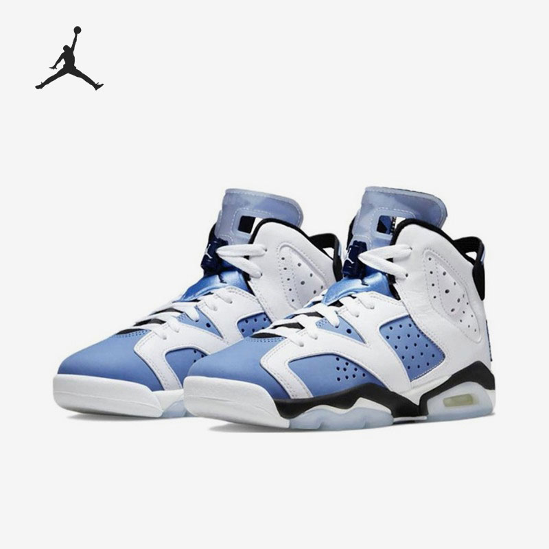 Nike/耐克正品AIR JORDAN 6 AJ6女子GS 大童篮球鞋384665-410