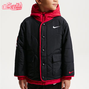 轻盈休闲夹克外套IU5334 秋冬小童保暖复古经典 010 耐克正品 Nike