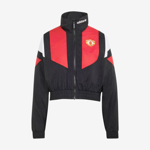 Adidas阿迪达斯正品曼联EQT高领短款全拉链运动上衣足球KH4834