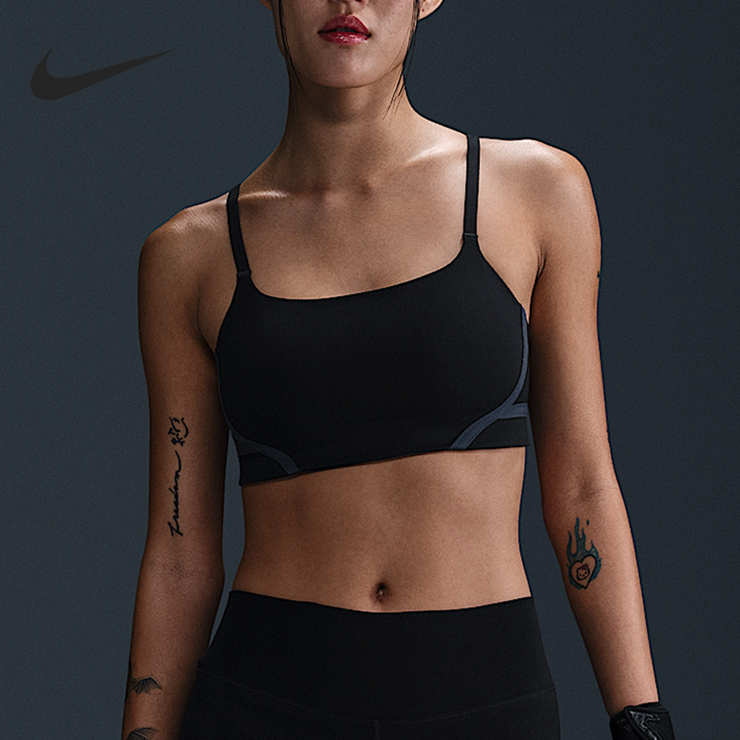 Nike/耐克正品One Convertible女士透气运动内衣HF5367-010