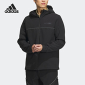 Adidas 男子休闲运动连帽外套IC7999 新款 阿迪达斯正品 春季
