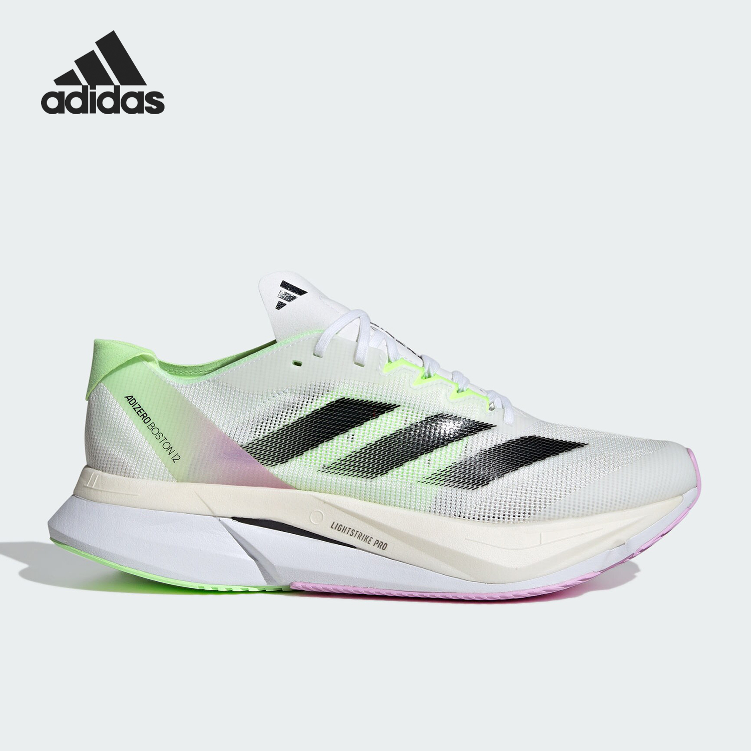 Adidas/阿迪达斯正品ADIZERO BOSTON 12男士运动跑步鞋IG3321