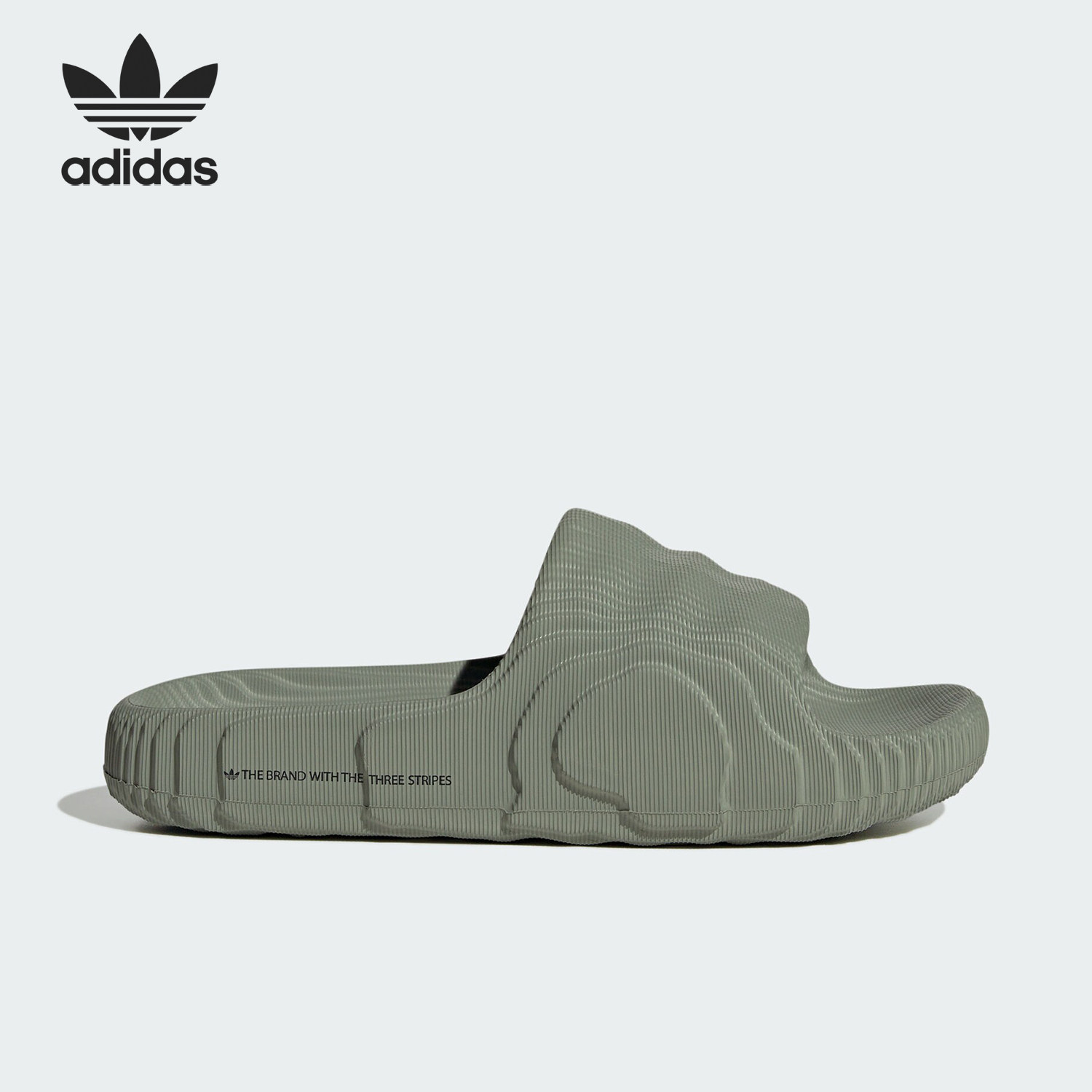 Adidas/阿迪达斯正品三叶草男女厚底耐磨运动休闲拖鞋IG8264
