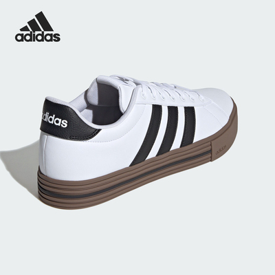 Adidas/阿迪达斯正品2024新款男女同款运动系带板鞋JR0077
