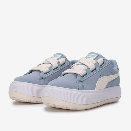Puma/彪马正品Suede Mayu Heart女士休闲厚底耐磨透气板鞋