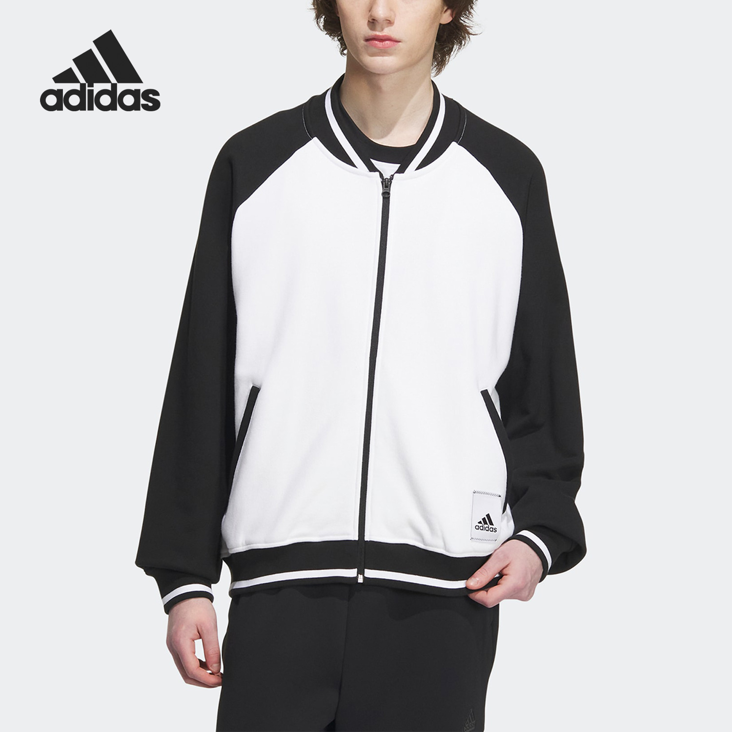 Adidas/阿迪达斯男女飞行夹克