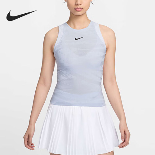 Nike/耐克正品夏季新款女士网球运动透气无袖背心FZ6476-085